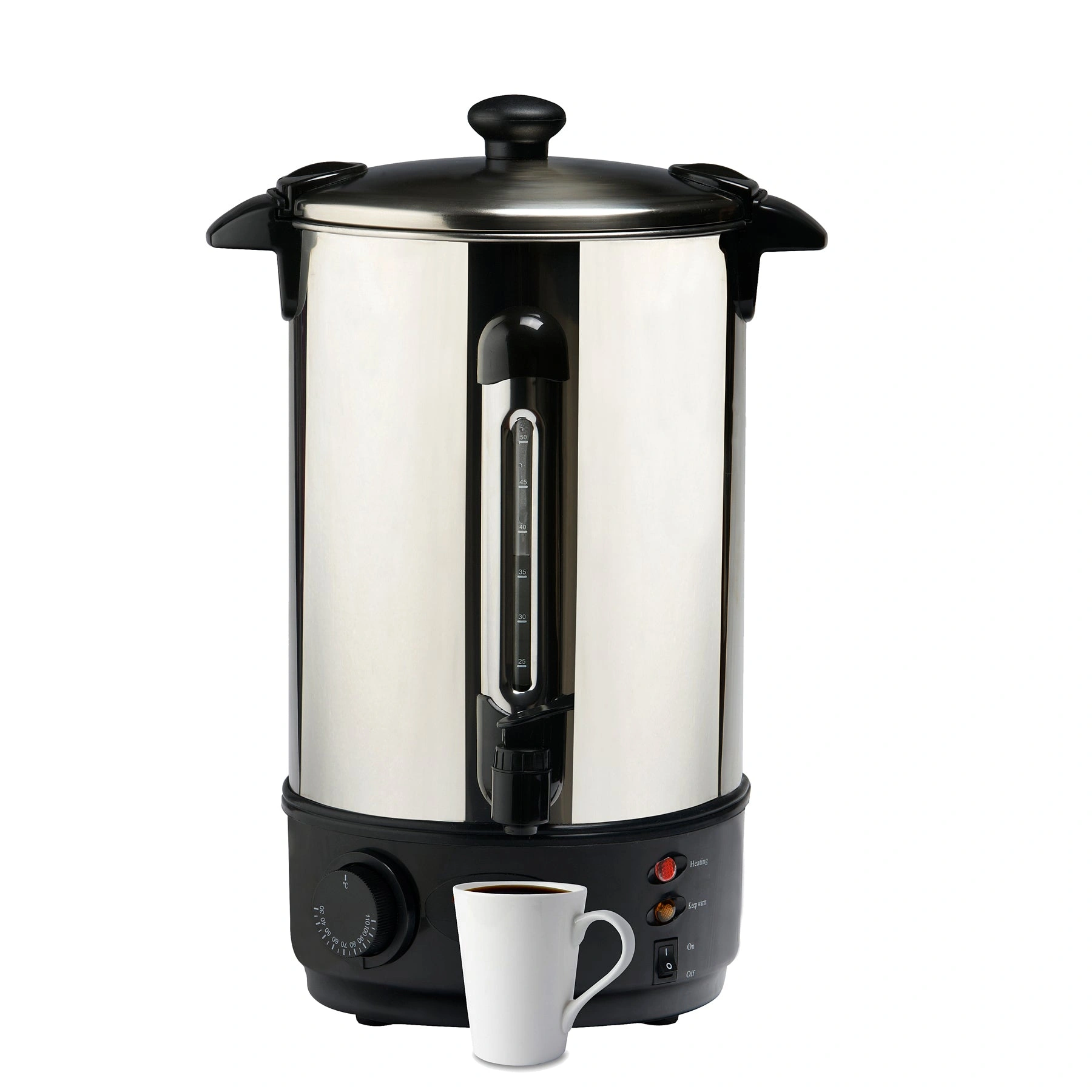 Premium Stainless Steel Hot Water Urn – 2000W & Precise Temp Control!
